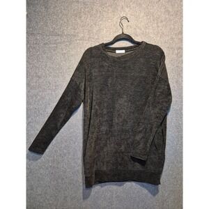 Cherish Oversized Charcoal Gray Knit Sweater Casual Lounge Everyday Minimalist